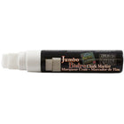 JAM Paper Marvy Uchida Liquid Chalk Markers Erasable Dustless - Jumbo Point - White-White Chalk Marker
