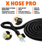 Big Boss XHose Pro Expandable Garden Hose -Heavy Duty & Flexible - 125 ft-Expandable Hose - the benefits of an expandable hose is the small footprint it takes up while not in use. The hose shrinks to a 3rd of its length when not in use and once connected to the water source, the hoses expands to full length for maximum performance