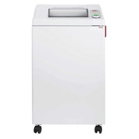 Destroyit 3104 P4 Coss-Cut 24-Sheet Commercial Shredder (DSH0315L)-Easy Switch control element uses illuminated color codes and symbols to indicate operational status and functions as an emergency stop switch