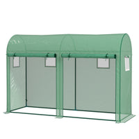 Outsunny 9.8' x 3.3' x 6.6' Outdoor Garden Greenhouse- Suitable for all plants, vegetables, fruit and even flowers
 