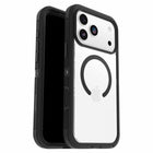 OtterBox Defender Pro XT Clear Compatible with MagSafe Case with Camera Control for iPhone 17 Pro Max - Dark Side Black-All-over texture delivers greater grip that helps prevents drops before they happen