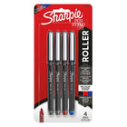 Sharpie Rollerball Needle Tip Pen - 0.5mm - Assorted Colours - 4 Pack-Rollerball