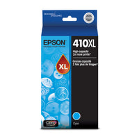 Epson T410 Ink Cartridge - High Capacity - Cyan-Sharp text and brilliant colour for high-quality results, fast-drying ink
