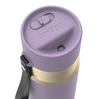 Contigo AutoSeal Insulated Stainless Steel Water Bottle with Carrying Strap - 16 oz (473 ml)-Cup holder friendly: Fits seamlessly in car and gym cup holders