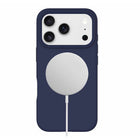 Blu Element Silicone Compatible with MagSafe Case for iPhone 17 Pro Max - Navy-Raised Edges to protect the camera and screen