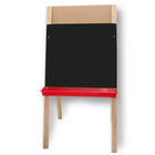 Crestline Adjustable Double Easel - Black-Boards can be adjusted to two heights.