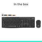 Logitech MK295 Silent Wireless Mouse and Keyboard - Graphite-WiFi range (in meters): 10 m (32.81 ft)