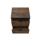 Monarch Specialties 24" 2-Drawer Laminate Accent Table - Walnut-Enjoy a quick and simple setup with the included easy to assemble, illustrated instructions