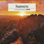 DateWorks 2026 16-Month Mini Wall Calendar - 7" x 7" - Sunsets - English-7.00" x 7.00"