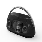 Harman Kardon Go + Play 3 - Black-With its rechargeable built-in battery, you can enjoy the Harman Kardon Go + Play 3 anywhere in your home, and easily transport it from one room to another for up to 8 hours of playtime.