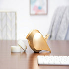 Scotch Tape Dispenser - 1" Core - Gold-Weighted base for one-handed dispensing