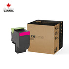 Ecotone 80C1SM0 Remanufactured Toner - Standard Yield - Magenta-Type : Remanufactured EcoTone
