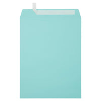 JAM Paper Open End Catalog Envelopes - 10" W x 13" H - Aqua Blue - 1000 Pack-Aqua