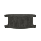Manhattan Comfort Alure 36" Contemporary Round Coffee Table - Charcoal-Available in three finishes: Walnut, Natural Oak, and Charcoal