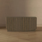 Manhattan Comfort Ardea 60" Contemporary 4-Door Sideboard - Walnut-30 Day Limited Manufacturer's Warranty