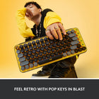 Logitech POP Keys Mechanical Wireless Keyboard - Blast-Feelings at your fingertips: Unleash your online personality with 8 swappable emoji keys and 1 emoji menu key, all customizable via Logitech Software (on Windows and macOS only)