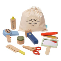 Manhattan Toy Style & Groom 9-Piece Wooden Toy Set-Encourages imaginative role-play