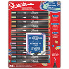 Sharpie Water-Based Acrylic Creative Markers - Bullet Tip - Earth Tones - 12 Pack-Creative markers with a paint-like ink that won't bleed through paper