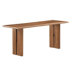 Modway Amistad 46" Wood Bench - Walnut-Modern Farmhouse 46" Dining Bench