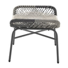 Manhattan Comfort Ashland Modern 5-Piece Patio Conversation Set - Grey-30 Day Limited Manufacturer's Warranty