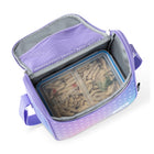 Roots Recycled Lunch Bag  - 5L - Multi Ombre-Dimensions: 8.5" x 5.25" x 7.75" / 21.5 x 13.5 x 20 cm