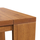 Modway Tahoe Outdoor Patio Acacia Wood Side Table - Natural-7