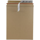 JAM Paper Photo Mailer Stiff Envelopes, Self Adhesive Closure, 9.75 x 12.25, Brown Kraft Recycled, 20 Pack (8866642g)-Size: 9 3/4" x 12 1/4"