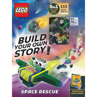 Sourcebooks LEGO Books - Build Your Own Story! Space Rescue-Exclusive LEGO models: Includes over 100 brick elements to build Diod-E, Aster the Sprout, the angry asteroid, a rocket, and an exclusive 4-in-1 LEGO model.