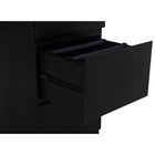 Koss 4-Drawer Vertical Filing Cabinet - Espresso-Full extension slides