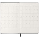 Moleskine 2026 Classic 12-Month Hard Cover Daily Planner - 5" x 8.25" - Black-Stickers to customise your plans and year stickers for the spine