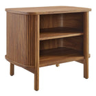 Modway Cadence Open Nightstand - Walnut-Versatile Nightstand