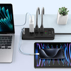 ShoppingAll Huntkey Surge Protector Power Strip with 6 Outlets and 2 USB Ports - 4' - Black - 2 Pack-6