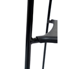 CB Office Tactic Multi-Purpose Armless Stacking Chairs - Black - 4 Pack-Strong welded steel frame with Black powder coated finish, and Black polypropylene seat and back