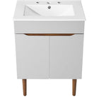 Modway Harvest 24.5" Bathroom Vanity - Grey/White-8