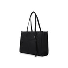 Bugatti Astoria Saffiano Tote Bag for Laptops Up to 15.6" – Black-Reinforced top carry handles