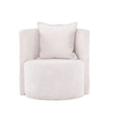 Brassex Callan Accent Chair - White -Contemporary styling