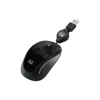 Adesso iMouse S8B RGB Wired USB Mouse - Black-RGB wired USB mouse with retractable cable
