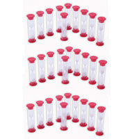 Learning Advantage Sand Timers - 1 Minute - 10 Per Pack - 3 Packs -Age group and grade: Ages 5 - 9 years and grades kindergarten - 4th