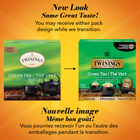 Twinings Pure Green Tea Bags - 100 Pack-Delivers a clean and refreshing cup with a bright honey-yellow colour
