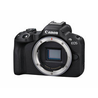 Canon EOS R50 Mirrorless Camera with RF-S 18-45mm f4.5-6.3 Lens-Equipped with a 24.2-million-pixel CMOS image sensor, it can capture images and videos with clear, detailed results even in low light