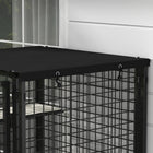 PawHut 33" L Outdoor Multi-Level Cat Enclosure with UV and Water-Resistant Cover-Curl up for a nap on cozy pads sprinkled across levels 