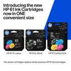 HP 61XL Black High Yield Original Ink Cartridge - 430 Pages (CH563WN)-HP Printer compatibility: HP Deskjet 1056, 1510, 1512, 2050, 2510, 2512, 2514, 2540, 2542, 2544, 3000, 3050, 3051, 3052, 3054, 3510, 3511, 3512. HP ENVY 4500, 4501, 4502, 5530, 5531, 5532, 5534, 5535, 5539. HP Officejet 2620, 2621, 4630, 4632, 4635