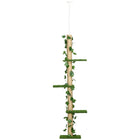 PawHut 4-Tier Floor-To-Ceiling Cat Tree with 80 - 95" Adjustable Height-79.5-95.3"adjustable height 