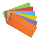 JAM Paper #10 Business Invitation Envelopes - Peel and Seal Closure - 4-1/8" x 9-1/2" - Assorted Primary Colours - 150 Pack-Quantity: Assortment includes 25 envelopes of each colour, for a total of 150 envelopes