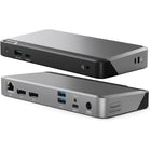 ALOGIC DX2 Dual 4K Display Universal Docking Station with 65W Power Delivery-Full Featured USB C Dock: The ALOGIC Dual 4K Display Universal Docking Station DX2 is designed to expand the capabilities of any laptop by introducing a wide variety of connectivity options such as 2 x DisplayPort (DP1.4/DP++), 1 x USB C 3.1 Gen 2 (10G) BC 1.2 and Apple Charging Support, 1 x USB A 3.1 Gen 1 (5G) BC 1.2 and Apple Charging Support, 2 x USB A 3.1 Gen1 (5G), 1 x 3.5mm TRRS Audio / Microphone Jack, 1 x RJ45 Ethernet 1Gb