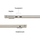Apple MacBook Air 13" - M4 Chip - 256 GB SSD - 16 GB Unified Memory - Starlight - French-Look And Sound Your Best - Everything looks and sounds amazing with a 12MP Center Stage camera, three mics and four speakers with Spatial Audio