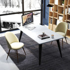 Homy Casa Upholstered Guest Chairs - Beige Fabric - 2 Pack-Ergonomic backrest provides firm spinal support and promotes good posture.