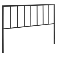 Modway Tatum Metal Twin Headboard - Black-Metal Twin Headboard