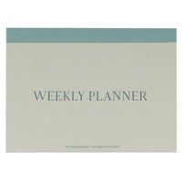 Gry Mattr Weekly Planner -50 undated sheets (100 pages) for flexible weekly planning