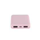 Basic Tech 5000mAh Power Bank Pink-LED Battery Indicator
